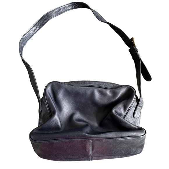 Ralph Lauren Navy Blue Leather Shoulder/Crossbody Purse - Picture 6 of 14